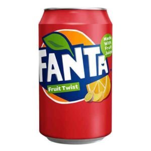 Fanta can fruits