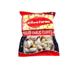 Crown farms peeled garlic cloves - 400g